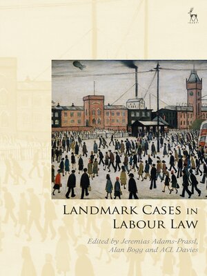 cover image of Landmark Cases in Labour Law